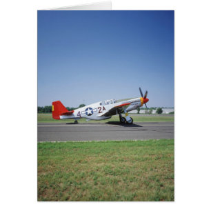 avión P-51 C Tuskegee Red Tail en el CAF Air