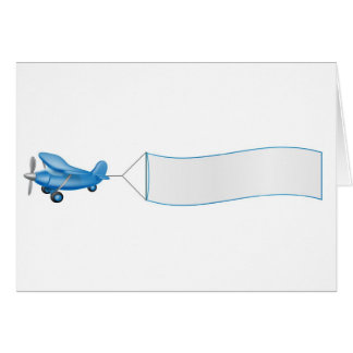 Avión que tira de la bandera