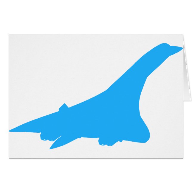 Avión supersónico del pasajero de Concorde (Anverso (Horizontal))