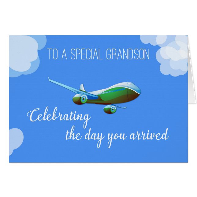 Avión verde de adopción por día de avión (Anverso (Horizontal))