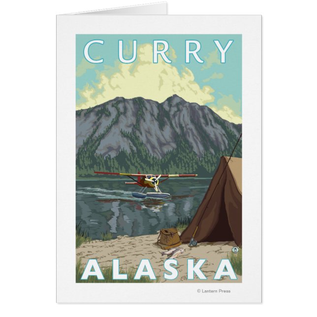 Avión y pesca de Bush - Curry, Alaska (Frente)