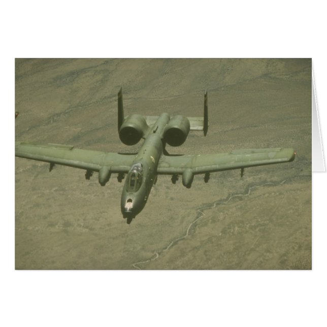 Aviones antitanques de A-10 Warthog, tiro aéreo (Anverso (Horizontal))