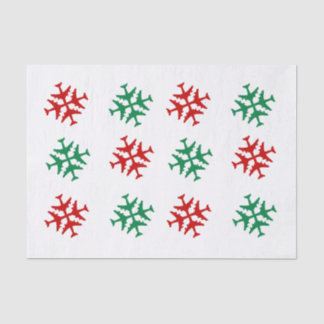 Aviones de nieve de papel de tejidos