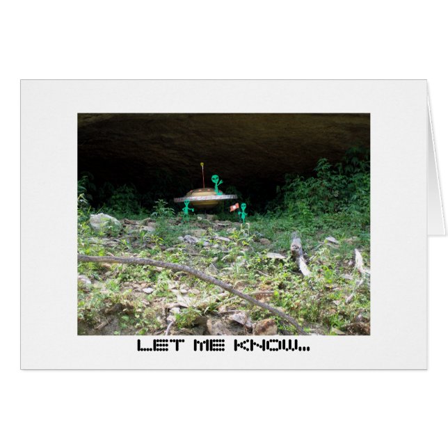 Avísame cuando vengas a un aterrizaje. (Anverso (Horizontal))