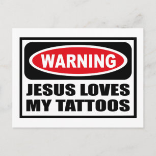 Aviso a JESÚS AMA MI TARJETA TATTOOS