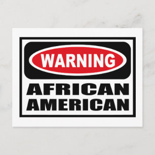 Aviso a postal de AMÉRICA AFRICANA