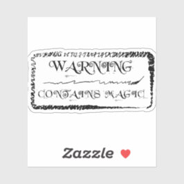 Aviso: Contiene Pegatina mágico