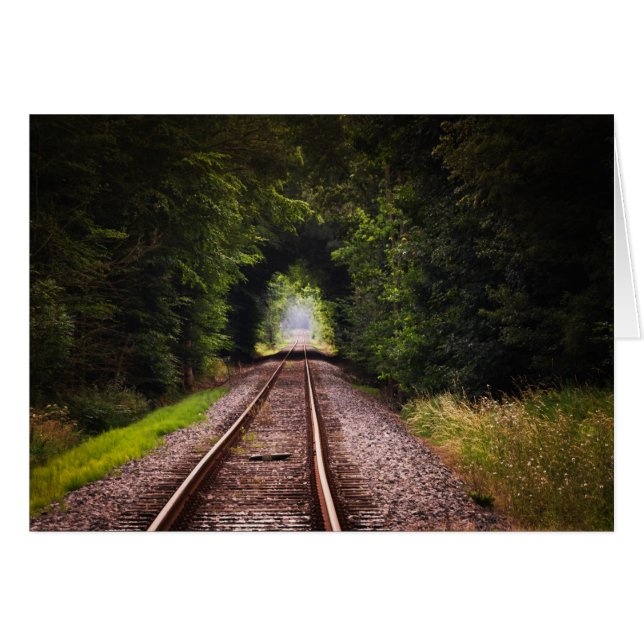 Aviso de fotos pacíficas en el campo de vías ferro (Anverso (Horizontal))