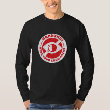 Aviso - Esconde Tus Buenas Rocas Camisetas Negras