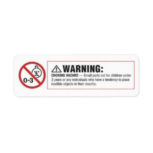 Aviso: Pegatina de etiquetas de venta de peligros 