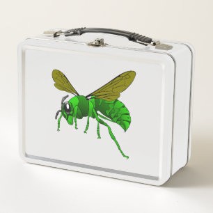Avispa avispon verde y lima de dibujos animados