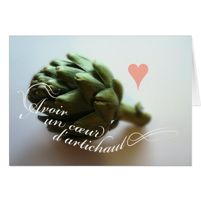Avoir Un Coeur D'artichaut (Anverso (Horizontal))
