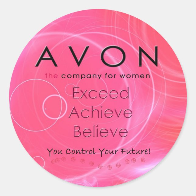 AVON Believe Pegatina (Anverso)