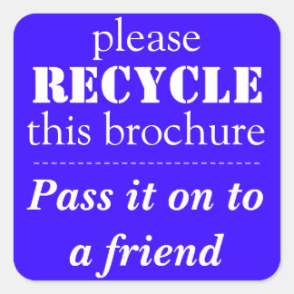 AVON - Por favor, RECICLE este folleto Pegatinas