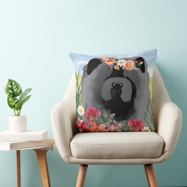 AWASH EN Cojín decorativo azul oscuro CHOW (Silla)