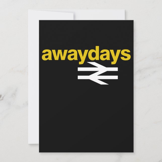 Away Days Mens Football Casuals (Anverso)