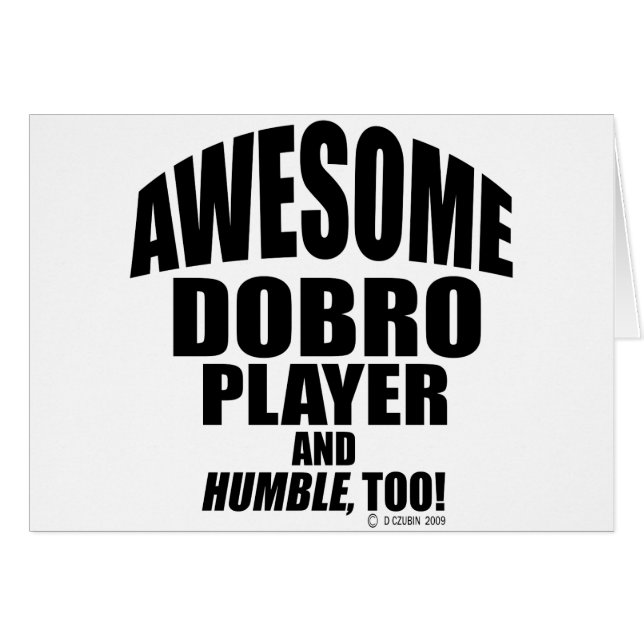 Awesome Dobro Player (Anverso (Horizontal))