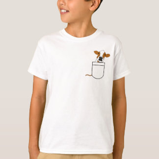 AX- Vaca en una camiseta de bolsillo