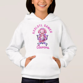 Axelotl Cosy Gamer Chica Pink Cute Axolotl Nombre