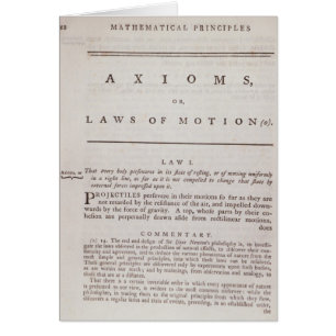 Axiomas, o leyes del movimiento, del volumen I