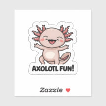Axolotl Fun Vinyl Pegatina