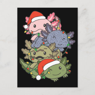 Axolotl Navidades de árboles de Navidad Animales A