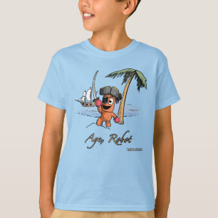 Aye, camiseta pirata robótica