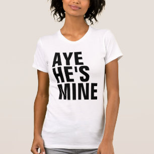 Aye él es camiseta de la mina
