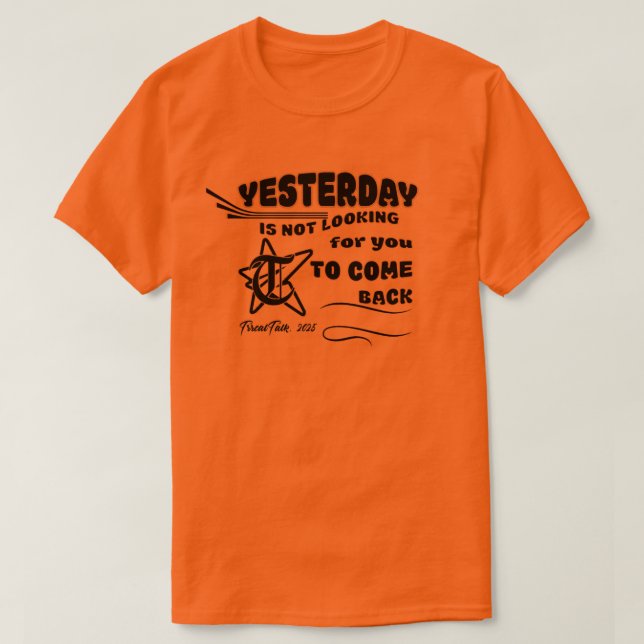 AYER NO ESTÁ BUSCANDO TU Camiseta (Diseño del anverso)