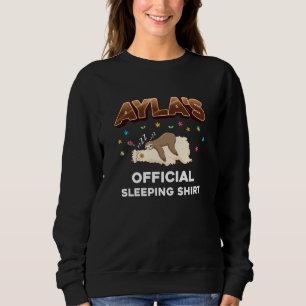 Ayla Name Gift Camisa Durmiente Duermen Nampación