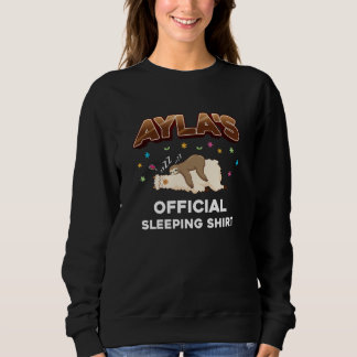 Ayla Name Gift Camisa Durmiente Duermen Nampación