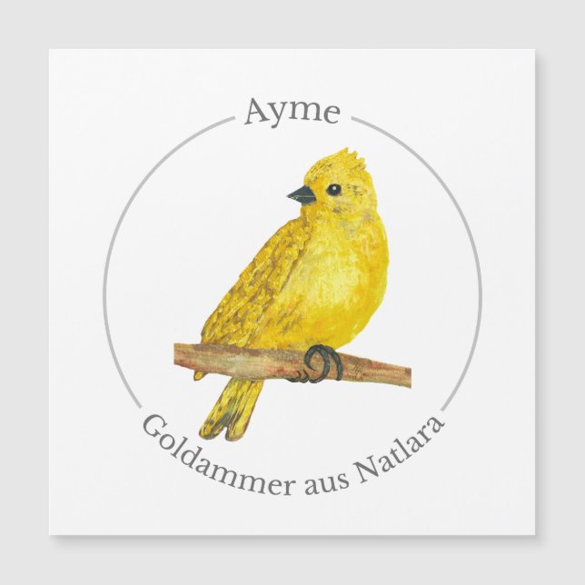 Ayme -  Goldammer aus Natlara (Anverso)
