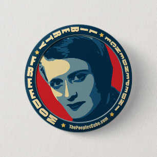 Ayn Rand - encogido: Botón de OHP
