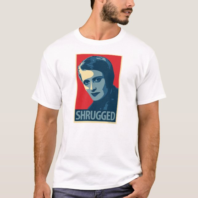 Ayn Rand - encogido: Camiseta de OHP (Anverso)