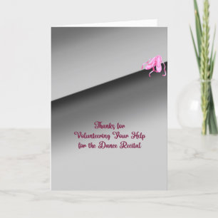 Ayuda de voluntariado de tarjetas de agradecimient