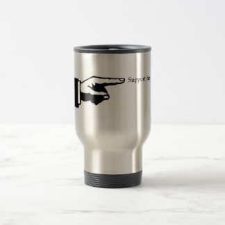 Ayuda del indicador la taza del viaje de los artes