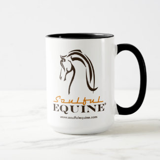 Ayudando a su caballo prospere la taza 15oz