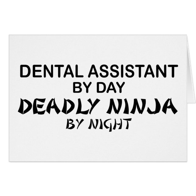 Ayudante de dentista Ninja mortal (Anverso (Horizontal))