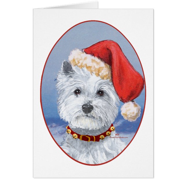 Ayudante de Papá Noel Westie (Frente)