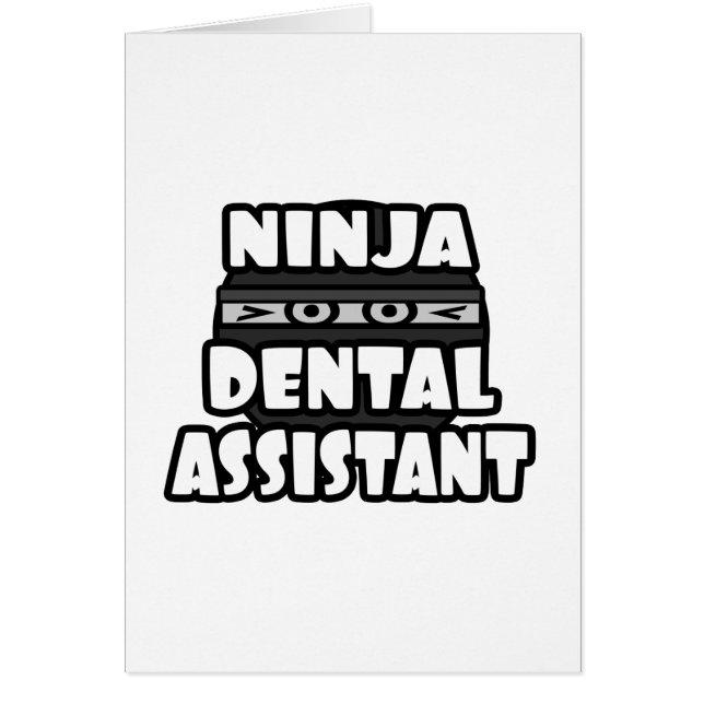 Ayudante dental de Ninja (Frente)