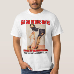 Ayude a la criada a ahorrar la camiseta del burdel
