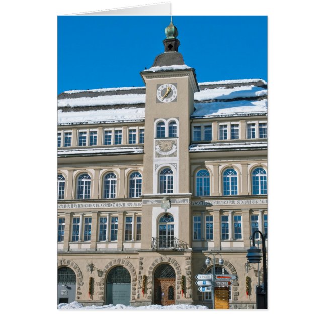 Ayuntamiento en St Moritz, Suiza (Frente)