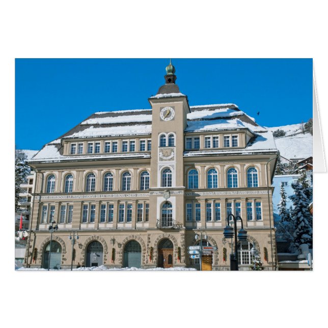 Ayuntamiento en St Moritz, Suiza (Anverso (Horizontal))