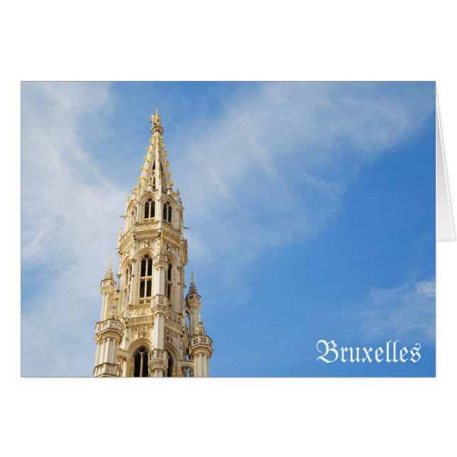 Ayuntamiento medieval en Bruselas (Anverso (Horizontal))