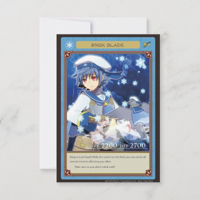 AZ card-Brisk Blade (Anverso)