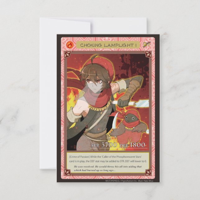 AZ card - Choking Lamplight I (Anverso)