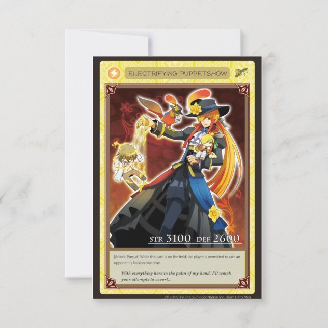 AZ card - Electrifying Puppetshow (Anverso)