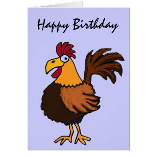Tarjetas de felicitación Feliz Cumpleaños Del Gallo | Zazzle.es