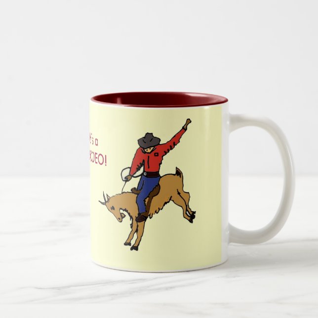 AZ- taza del rodeo de la cabra (Derecha)