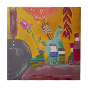 Azafrán y teja de los chiles